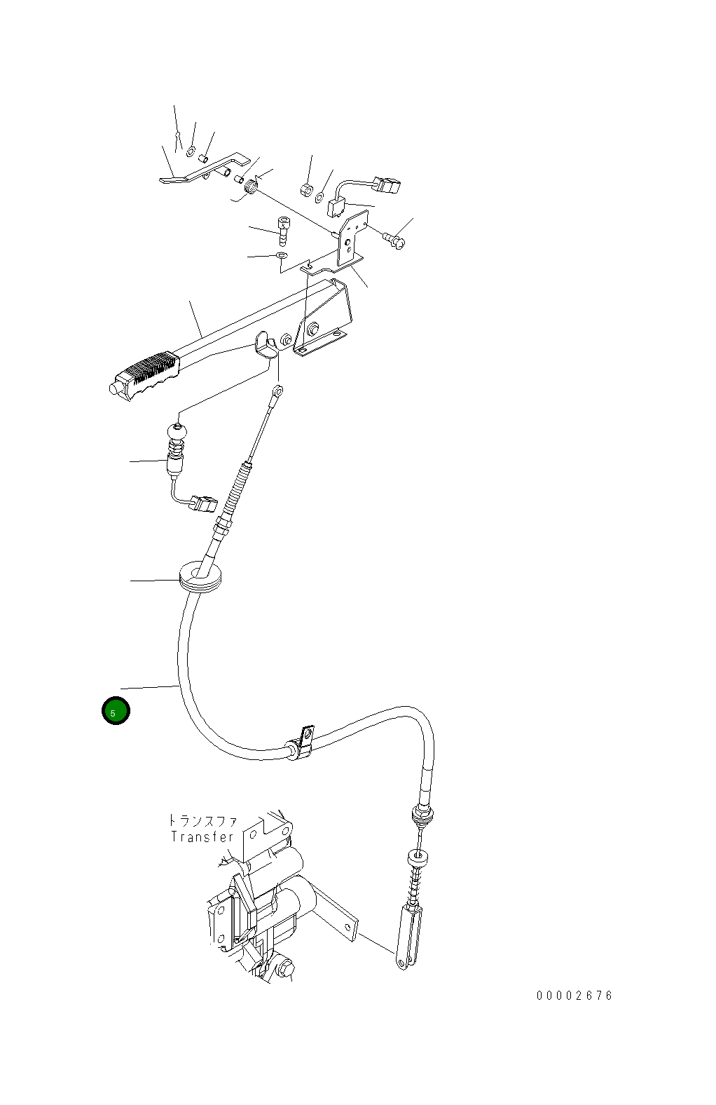 Кабель 418-22-36122 Komatsu