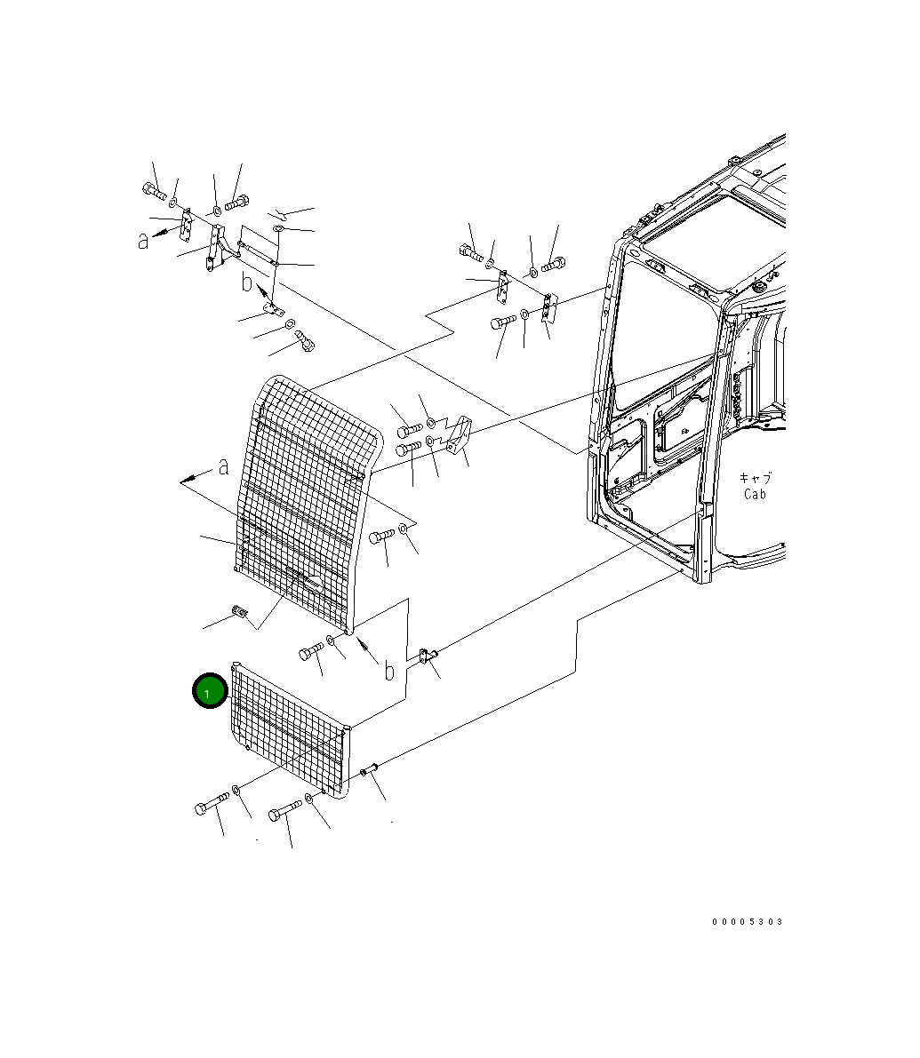 Защитный кожух 22B-954-1710 Komatsu