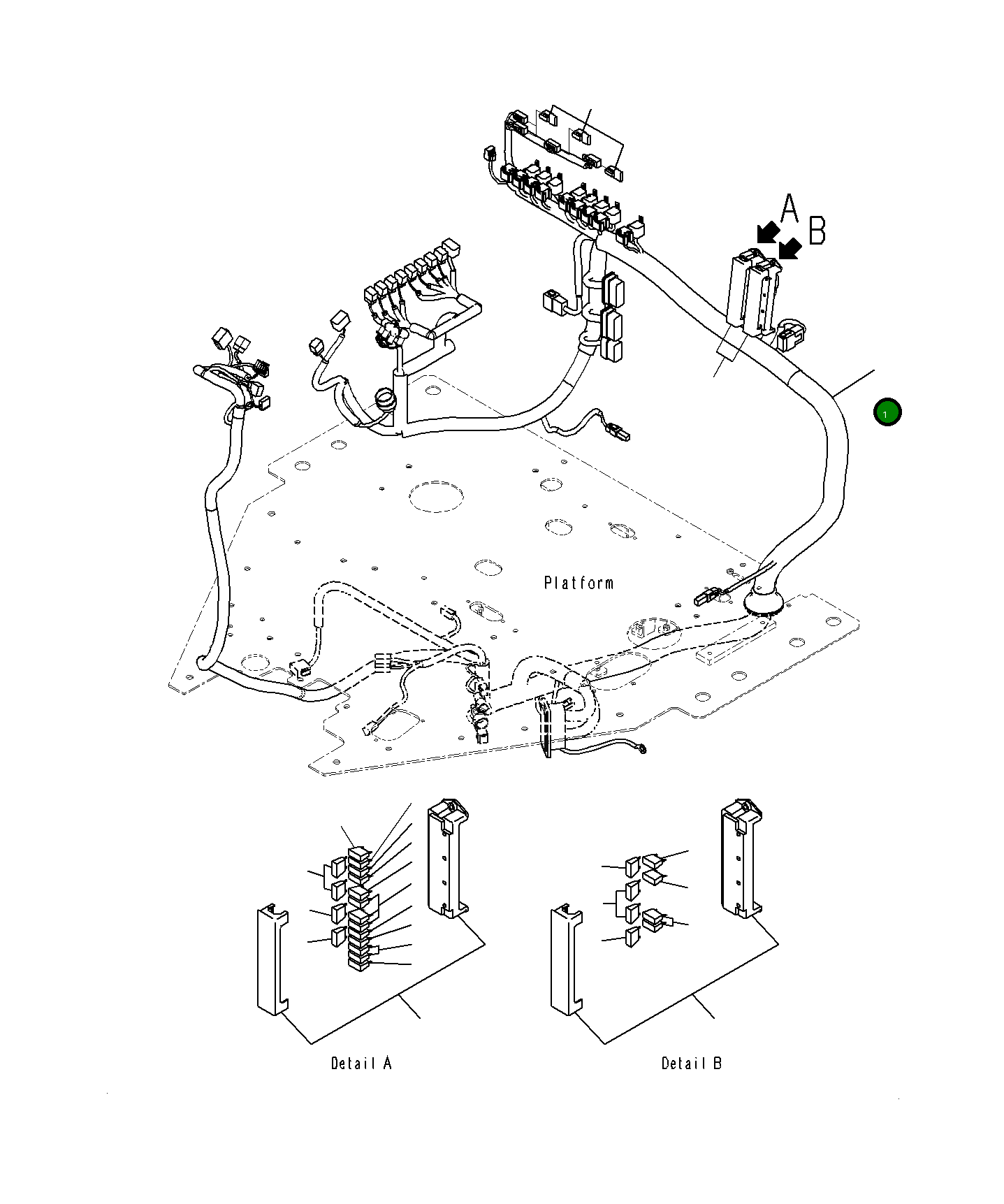Жгут проводов 23H-06-15171 Komatsu
