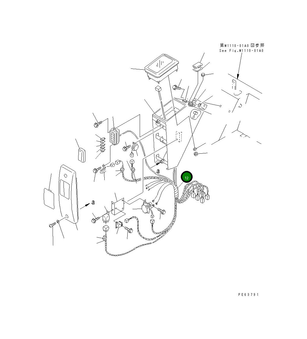 Жгут проводов 21U-06-21811 Komatsu