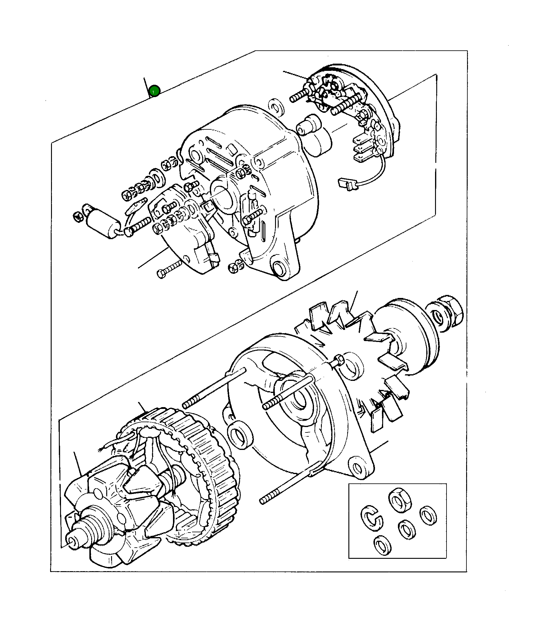 Генератор 6810-81-6101 Komatsu