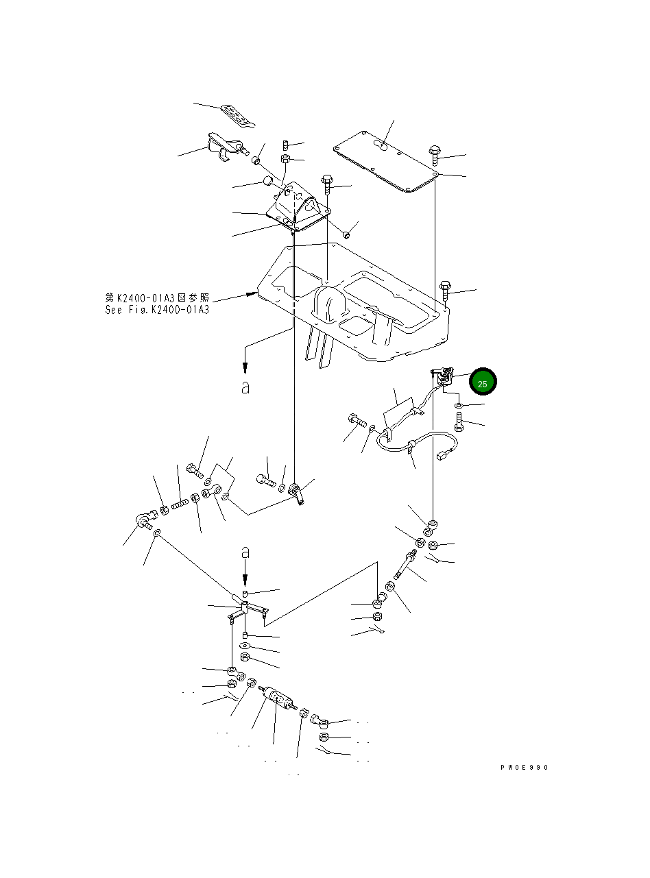 Датчик 14X-06-25221 Komatsu