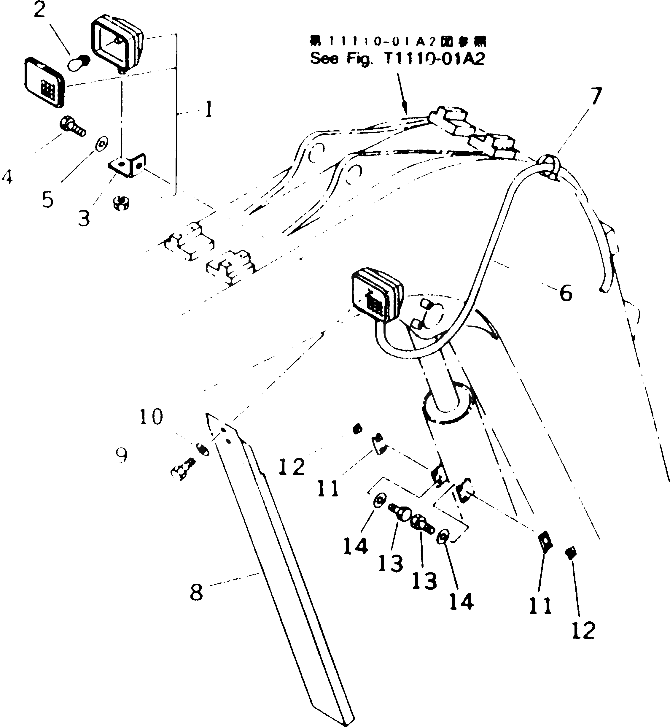 Жгут проводов 21W-06-23130 Komatsu