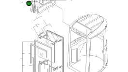 Замок YM172176-66600 Komatsu