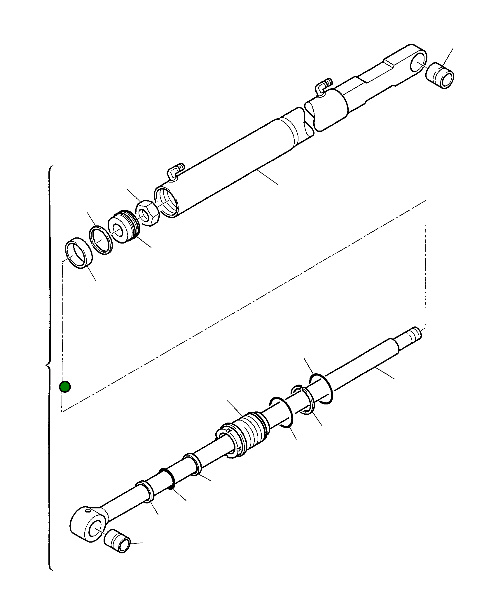 Домкрат 395013015 Komatsu