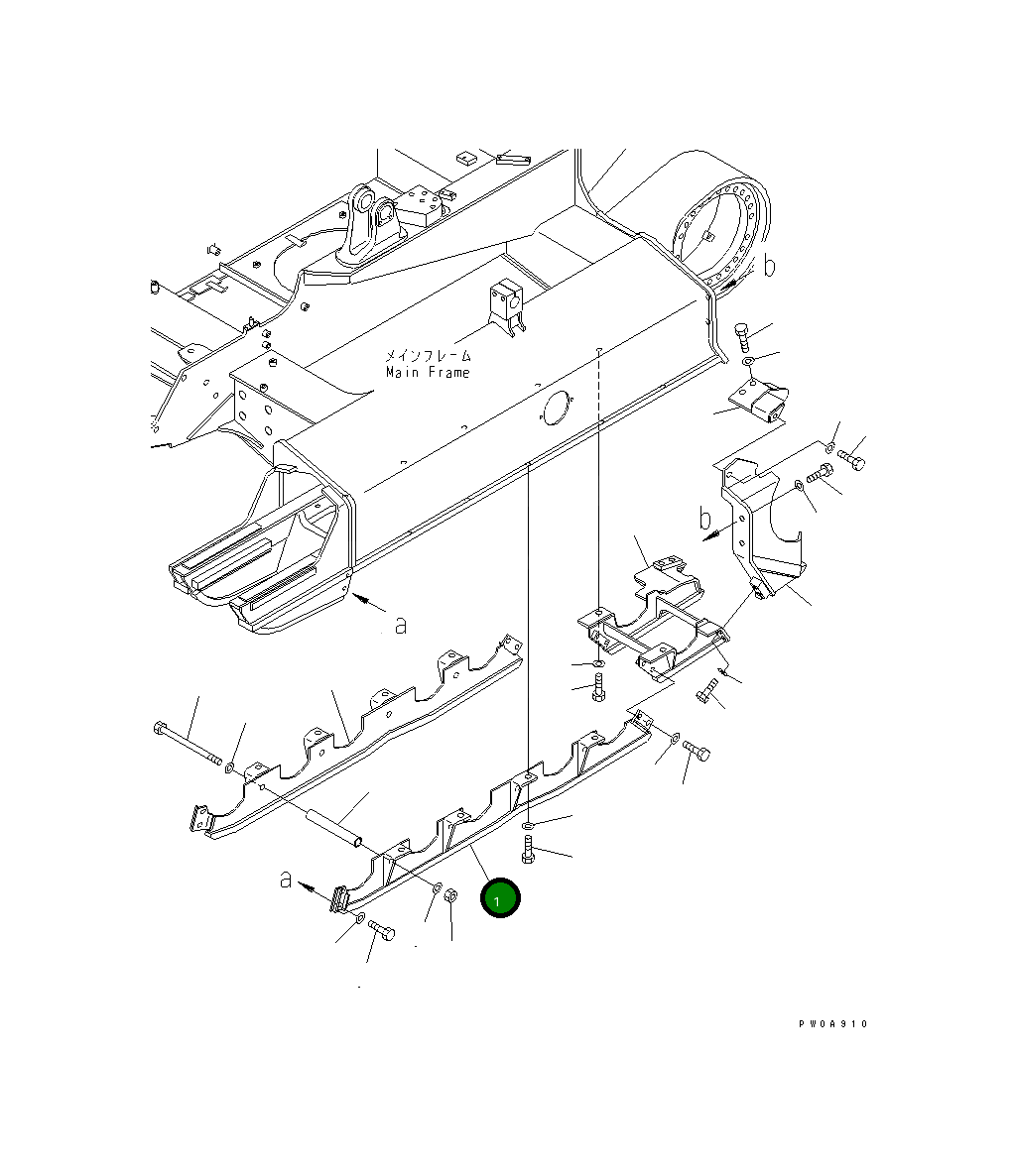 Защитный кожух 11Y-30-11311 Komatsu