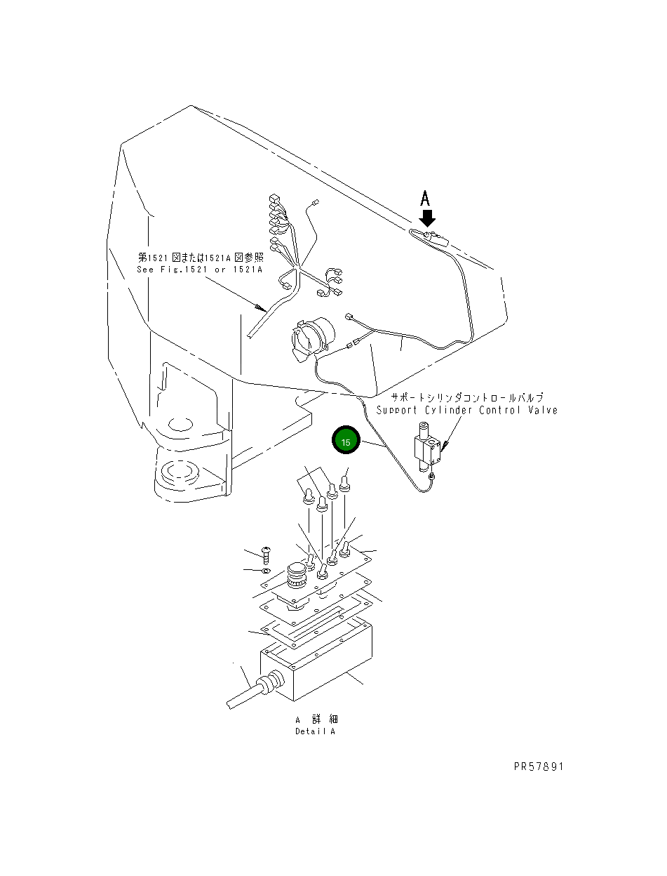 Кабель 26A-06-16150 Komatsu