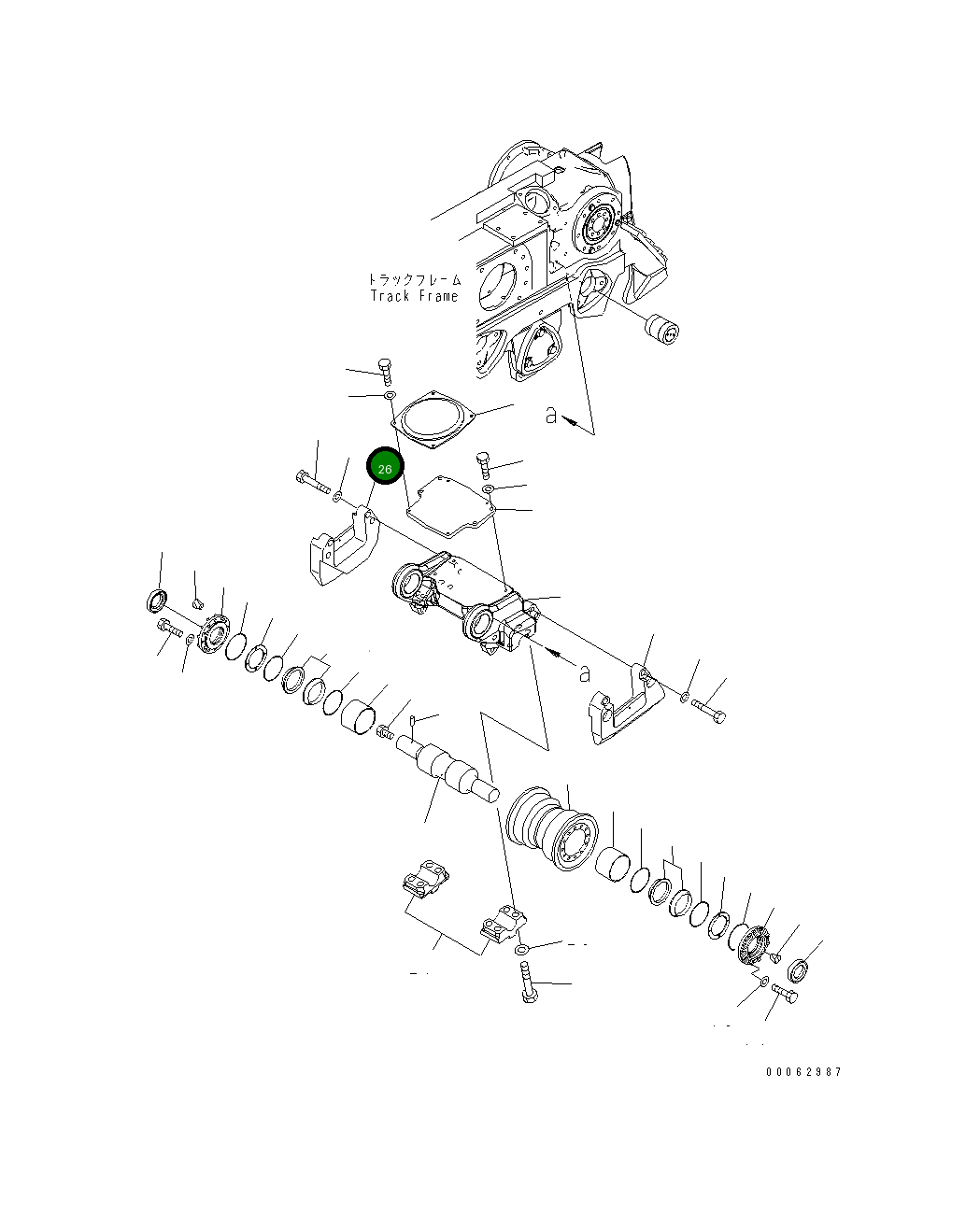 Защитный кожух 195-30-69821 Komatsu