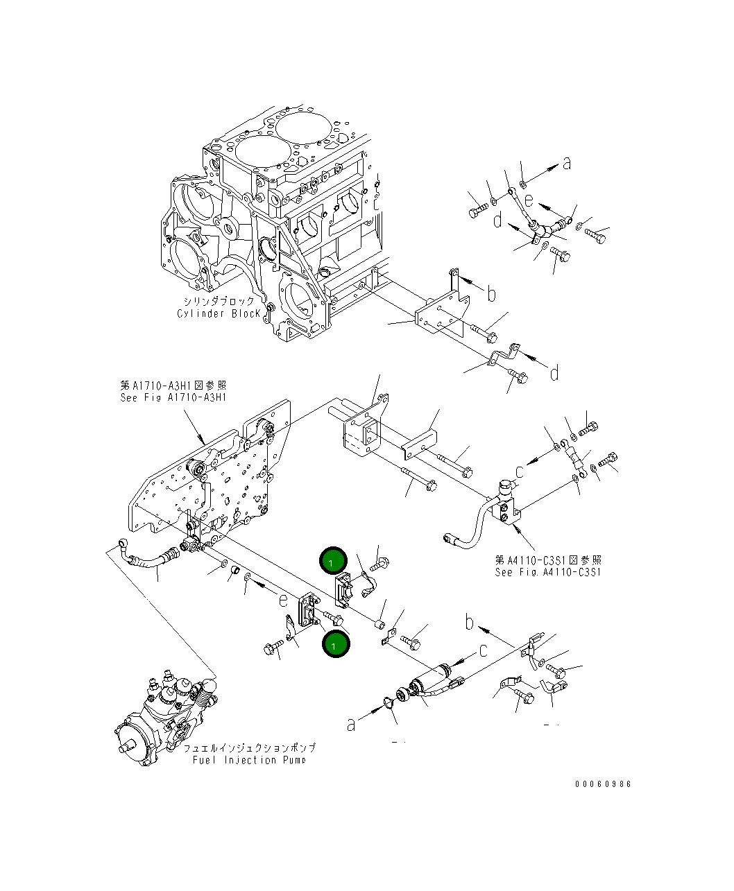 Блок 6219-71-8610 Komatsu
