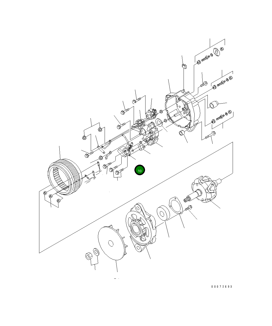 Диод 1307 329 H1 Komatsu