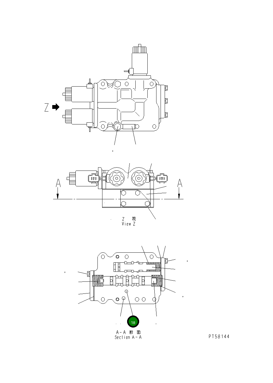 Дроссель DC8512108160 Komatsu