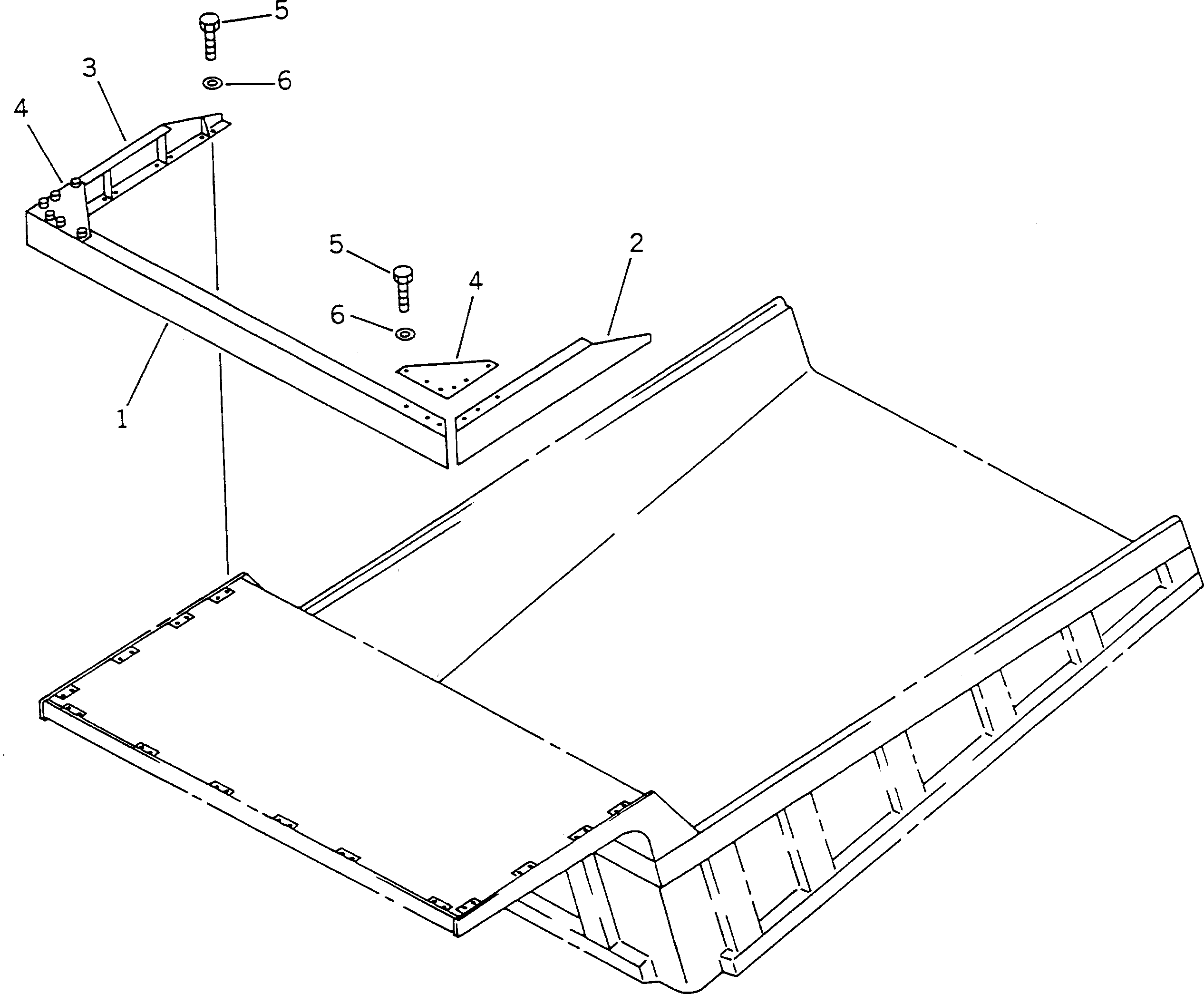 Защитный кожух 566-81-74720 Komatsu