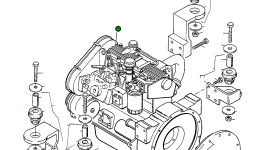 Двигатель 4250037M91 Komatsu