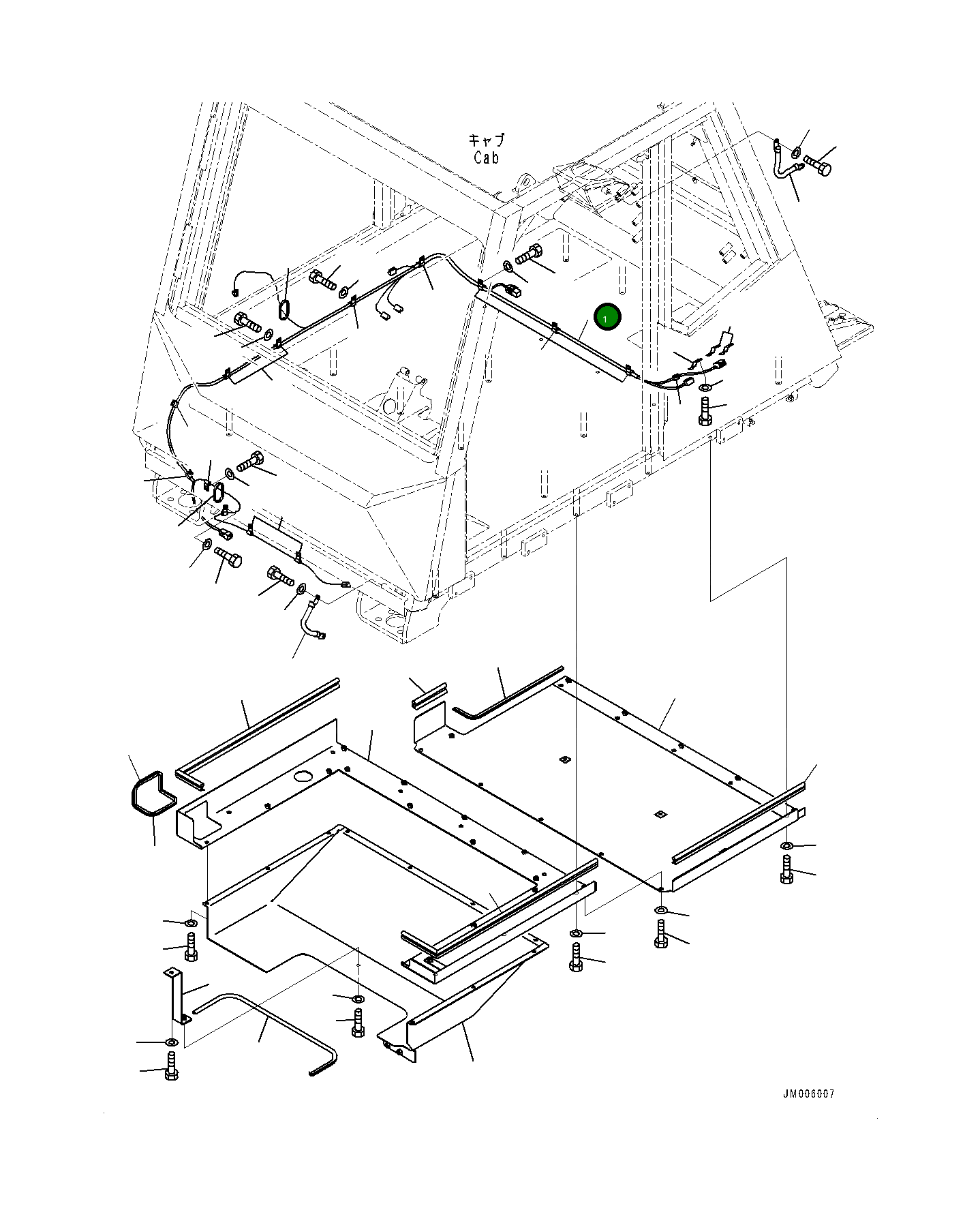 Жгут проводов 561-06-83232 Komatsu