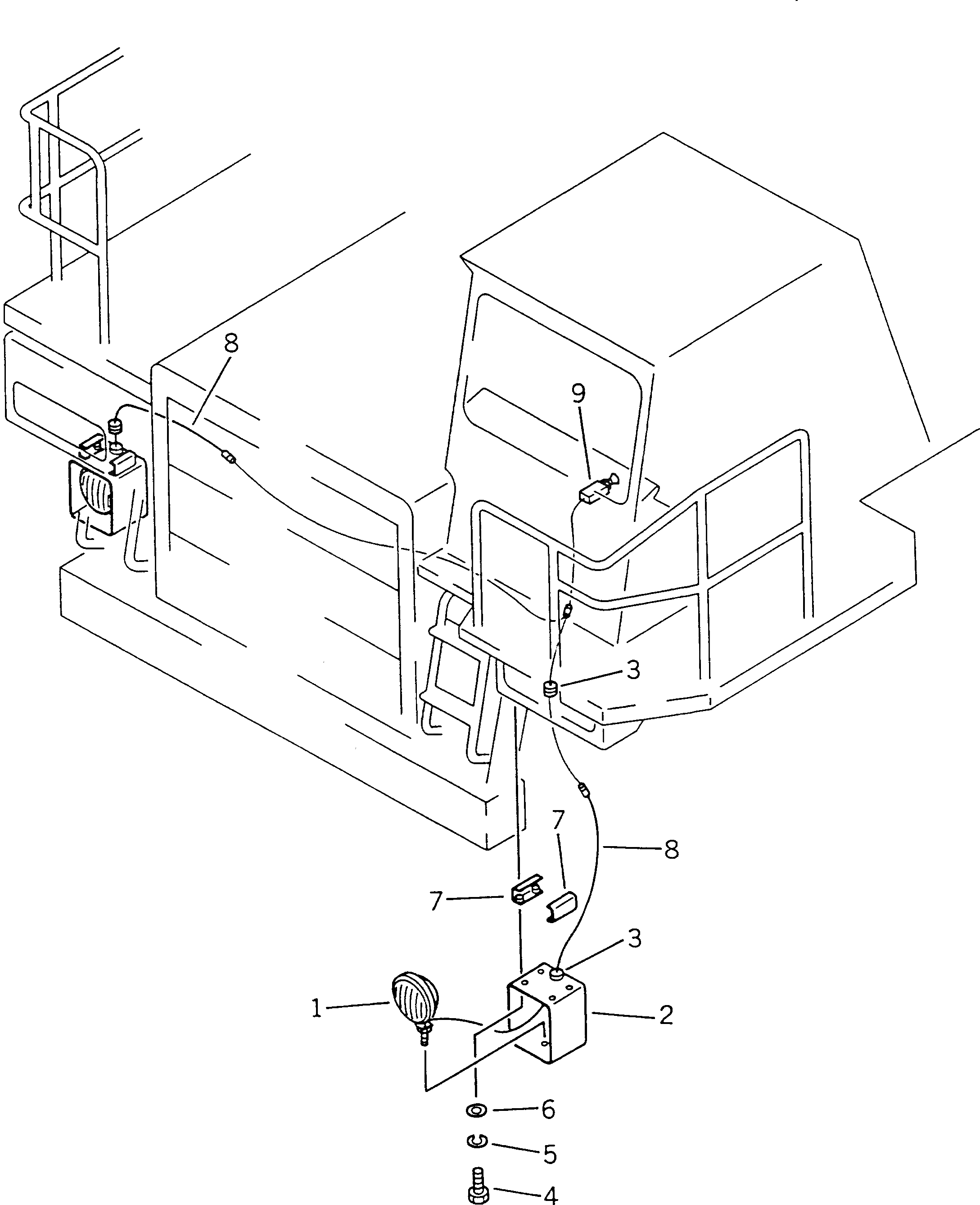 Выключатель 08061-40030 Komatsu