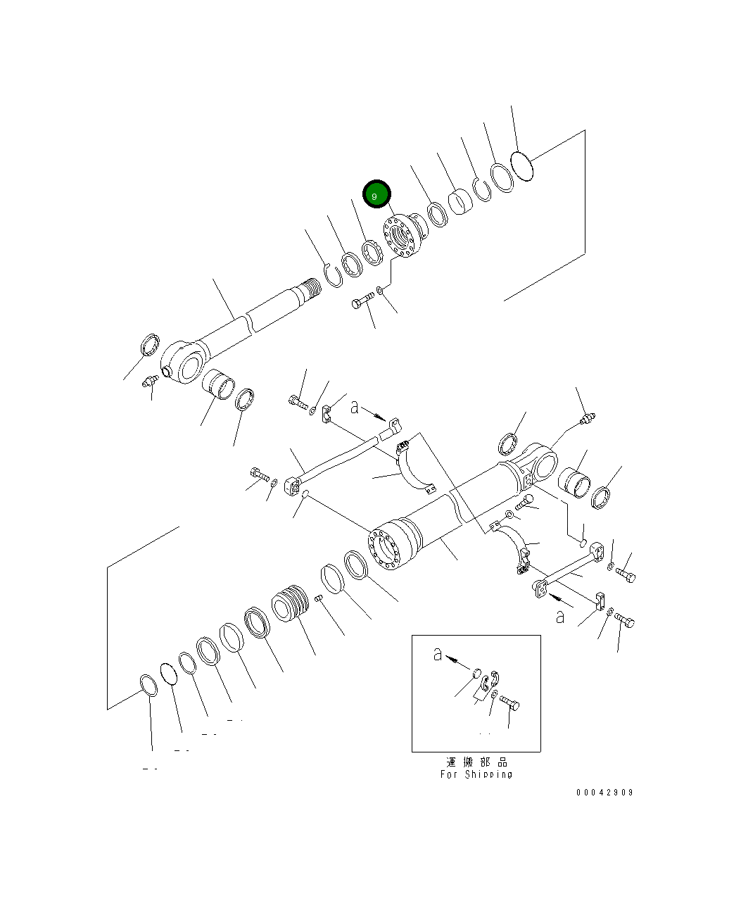Головка 707-27-16950 Komatsu