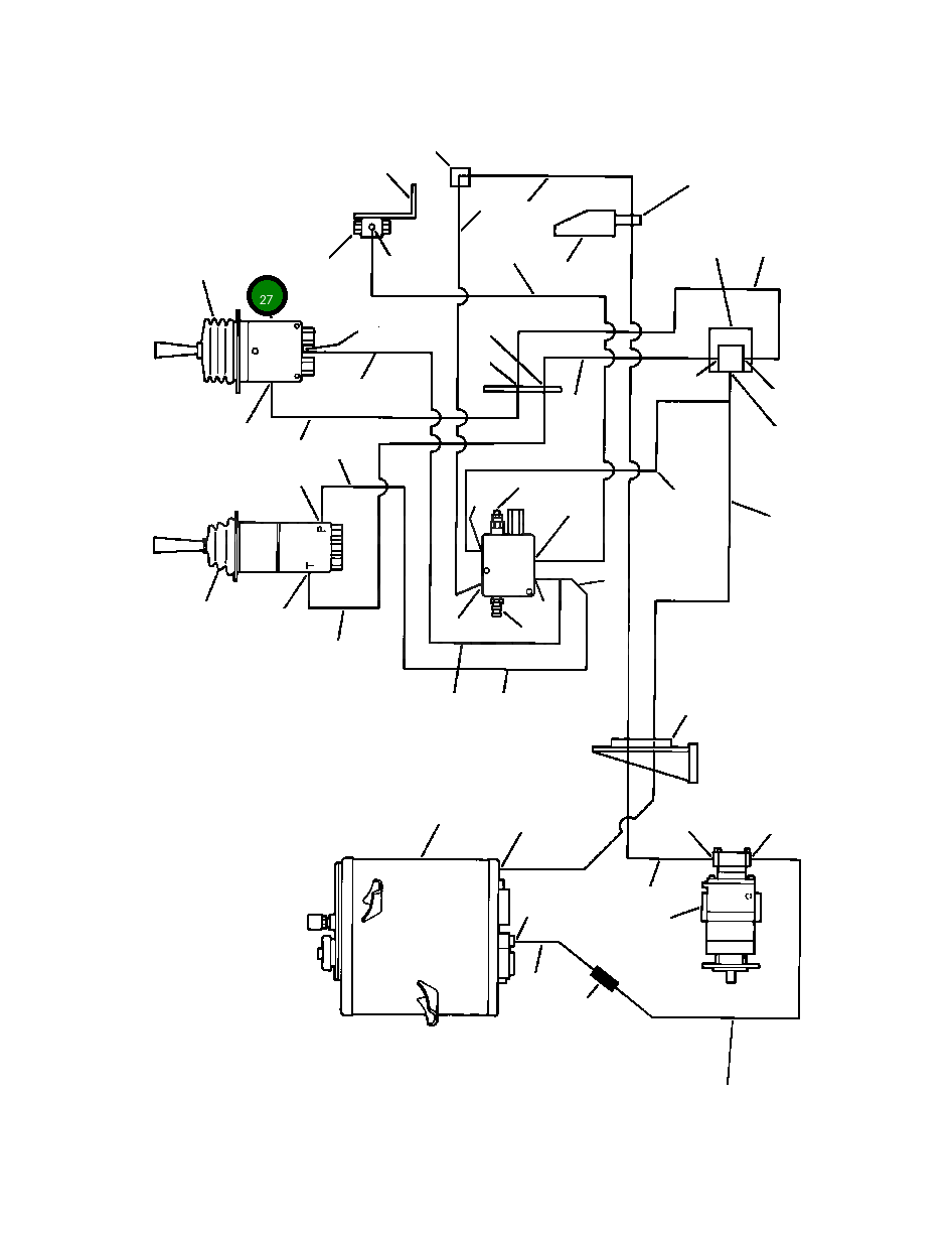 Блок, адаптер 1234 871 H1 Komatsu
