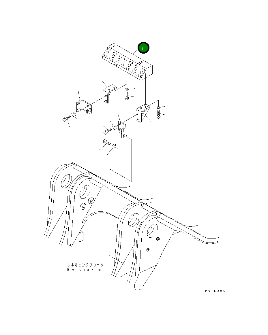 Блок 21N-62-37680 Komatsu