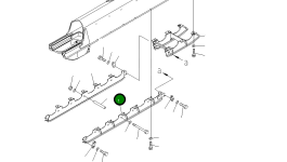 Защитный кожух 13G-30-71411 Komatsu
