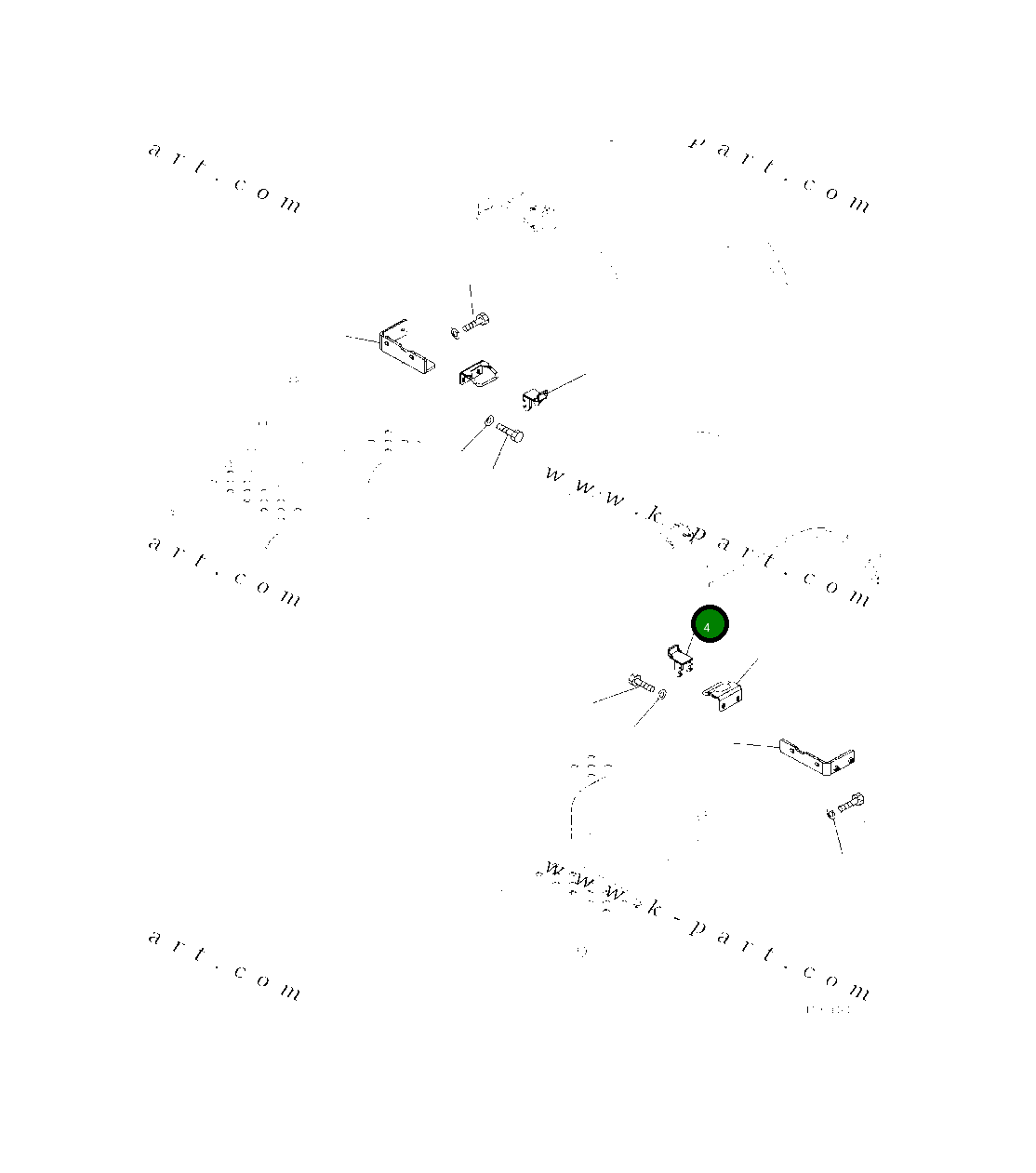 Защёлка 416-54-45631 Komatsu