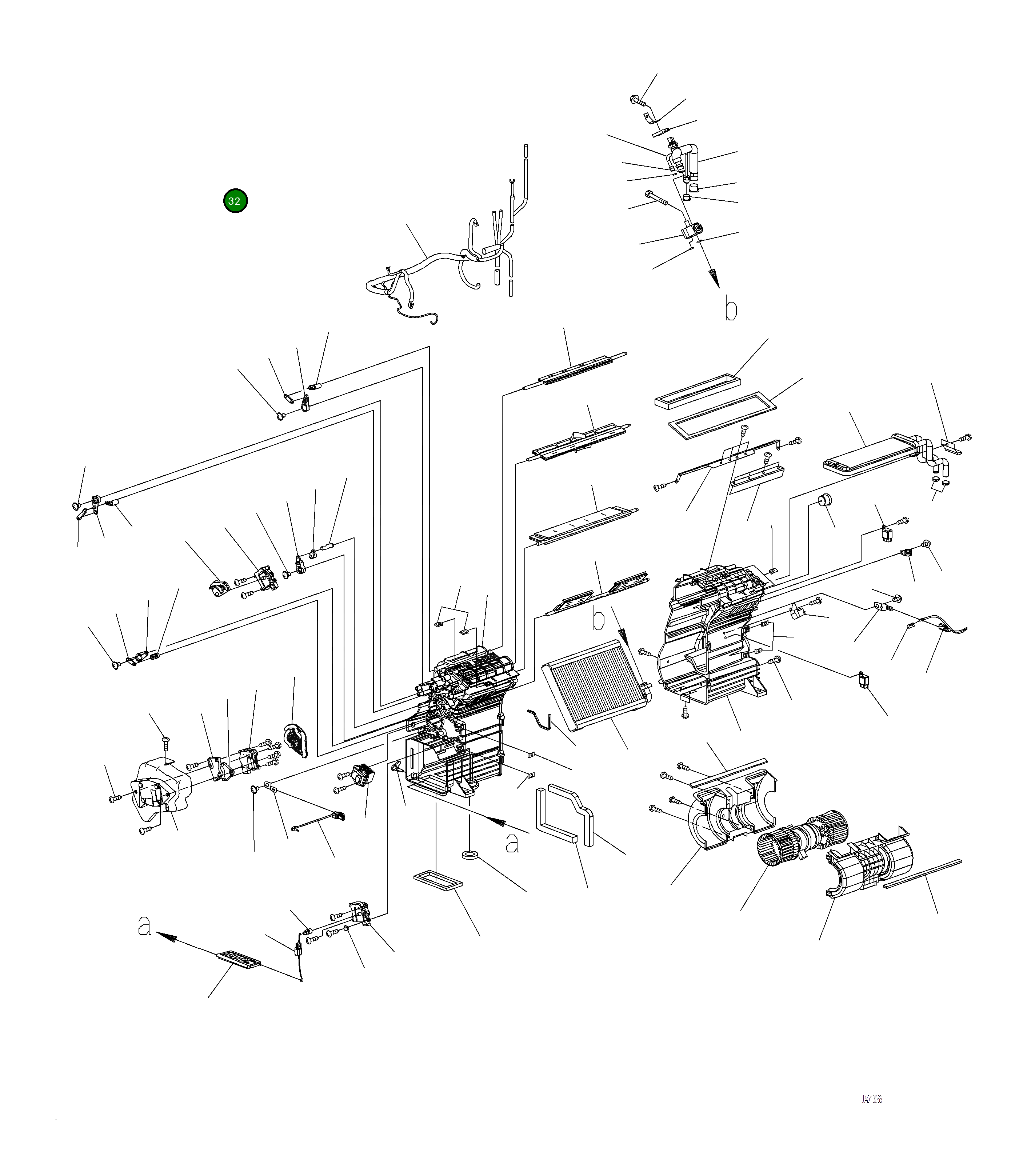 Дверь AN51573-12281 Komatsu