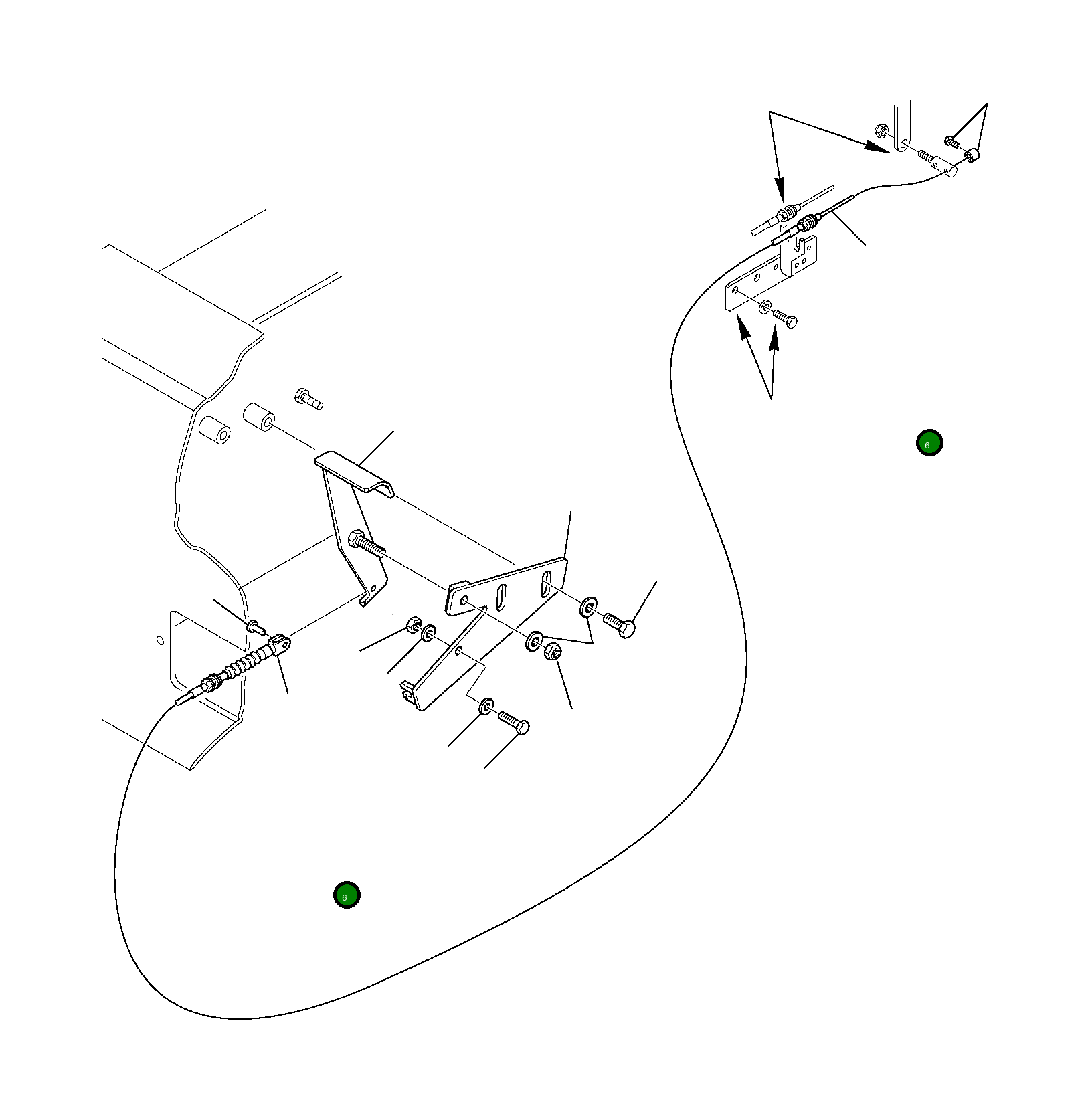 Кабель 37A-43-11350 Komatsu