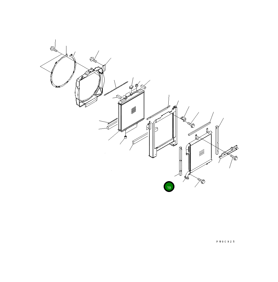 Лист 21W-03-41430 Komatsu