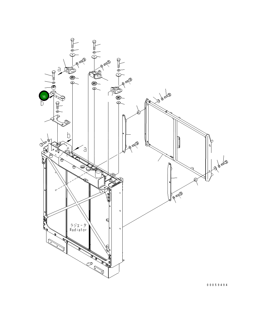 Кронштейн 17A-03-41291 Komatsu