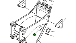 Основание защитного элемента Kwik Lok 20Y-913-A160 Komatsu