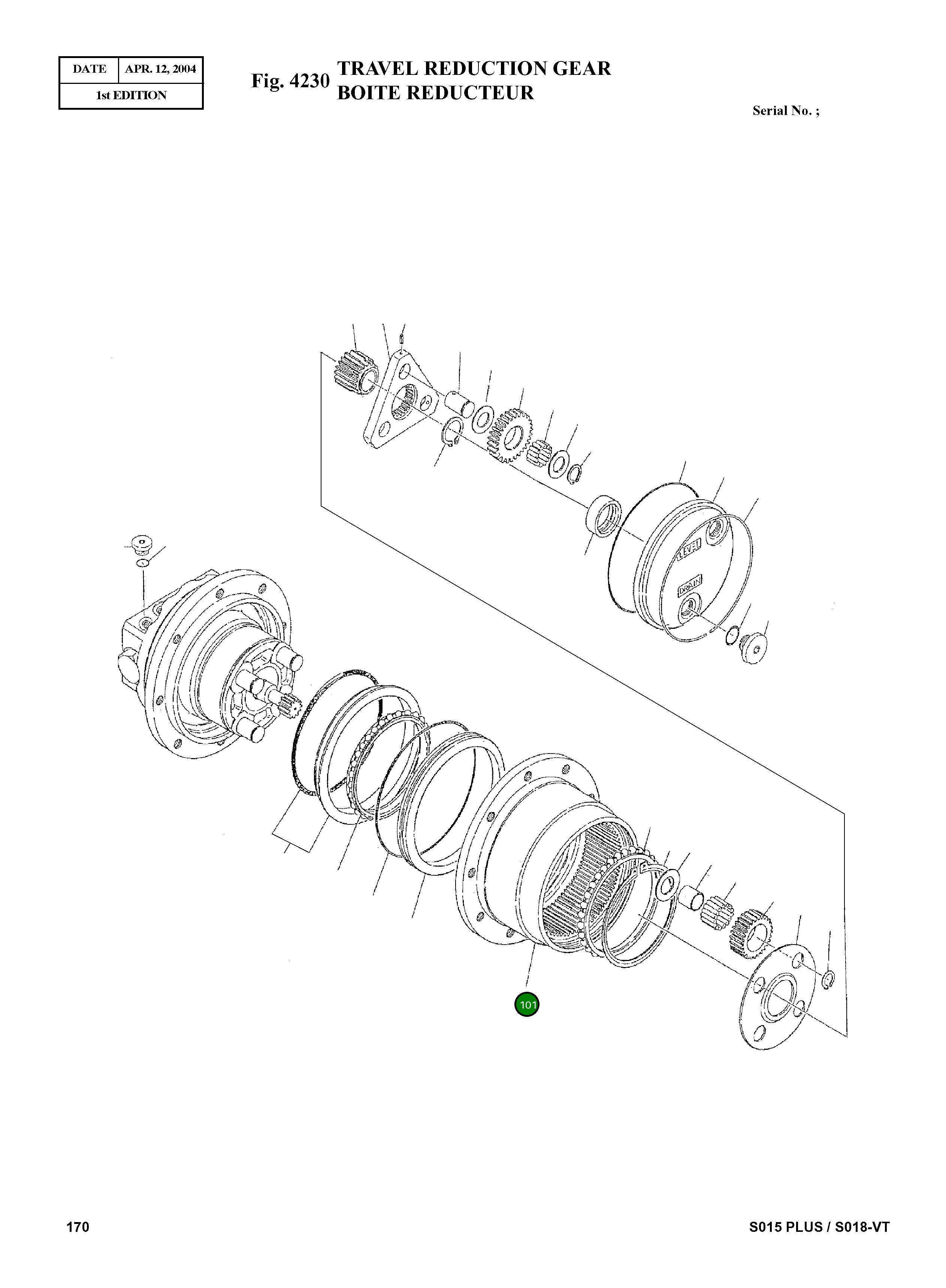 Корпус 2.402-00025 Komatsu