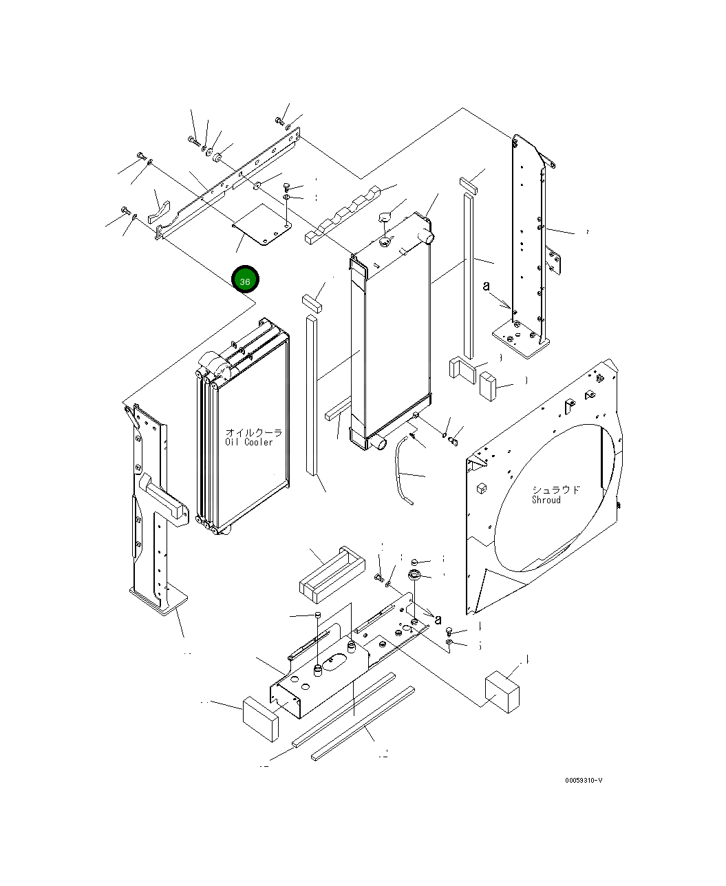 Кронштейн 208-03-76370 Komatsu