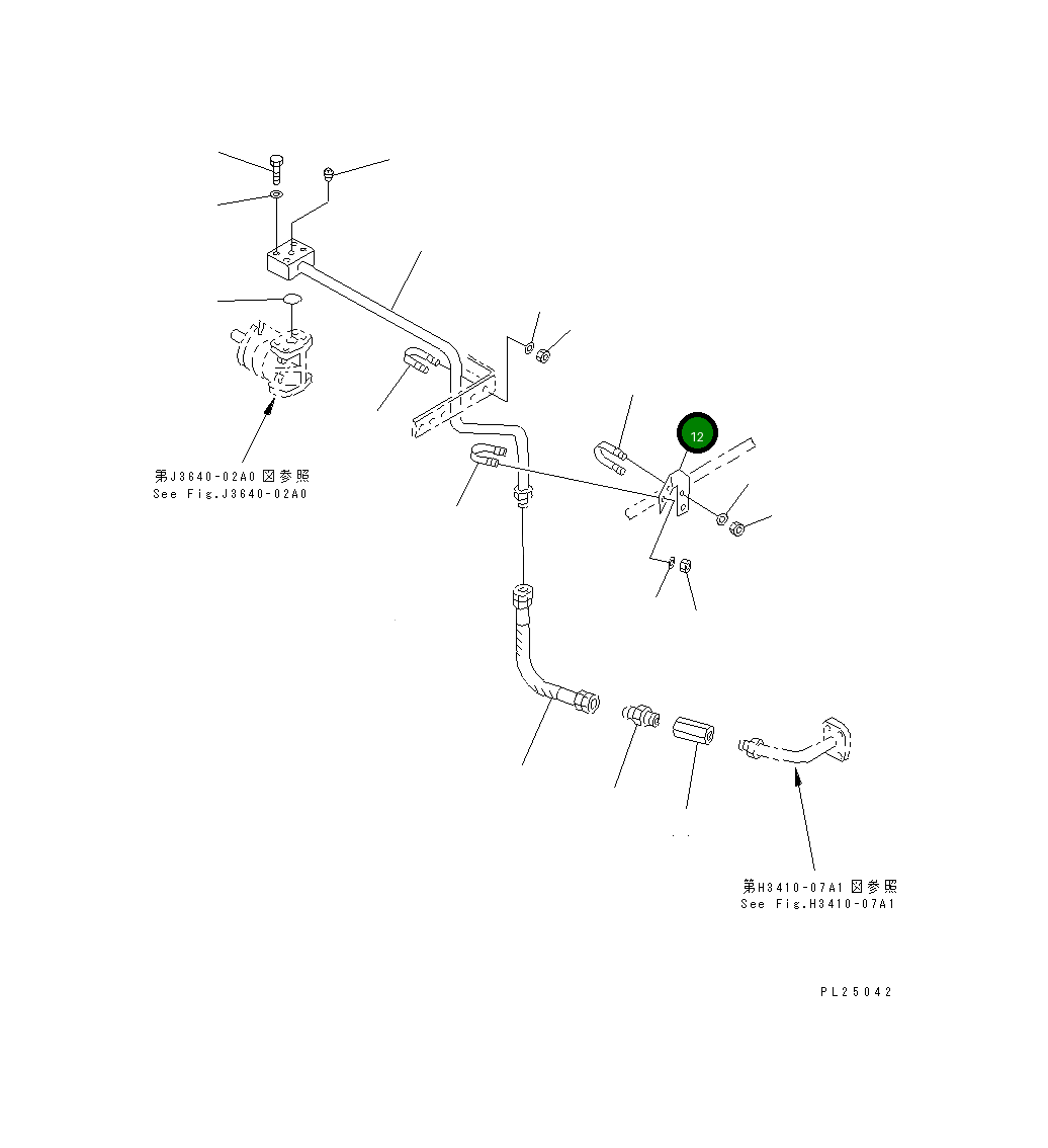 Кронштейн 567-40-74320 Komatsu