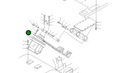 Основание направляющей 262-54-73410 Komatsu