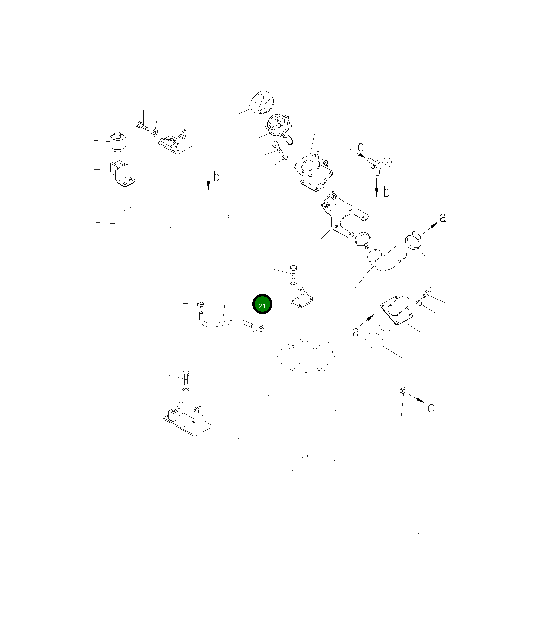Кронштейн 208-01-21930 Komatsu