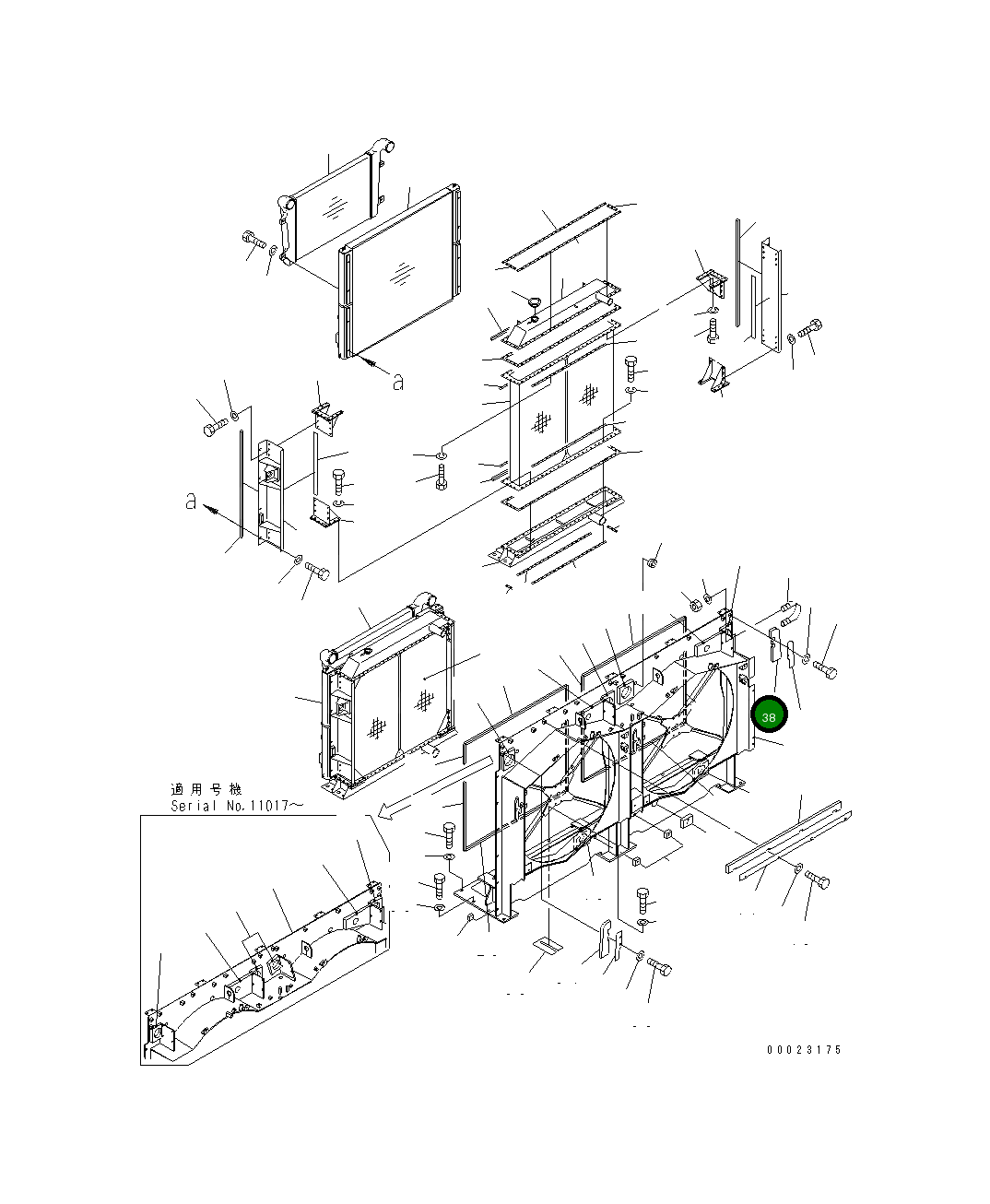 Лист 21T-03-64540 Komatsu