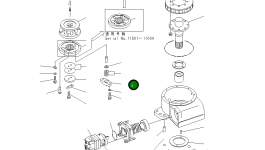 Корпус 23E-70-35150 Komatsu