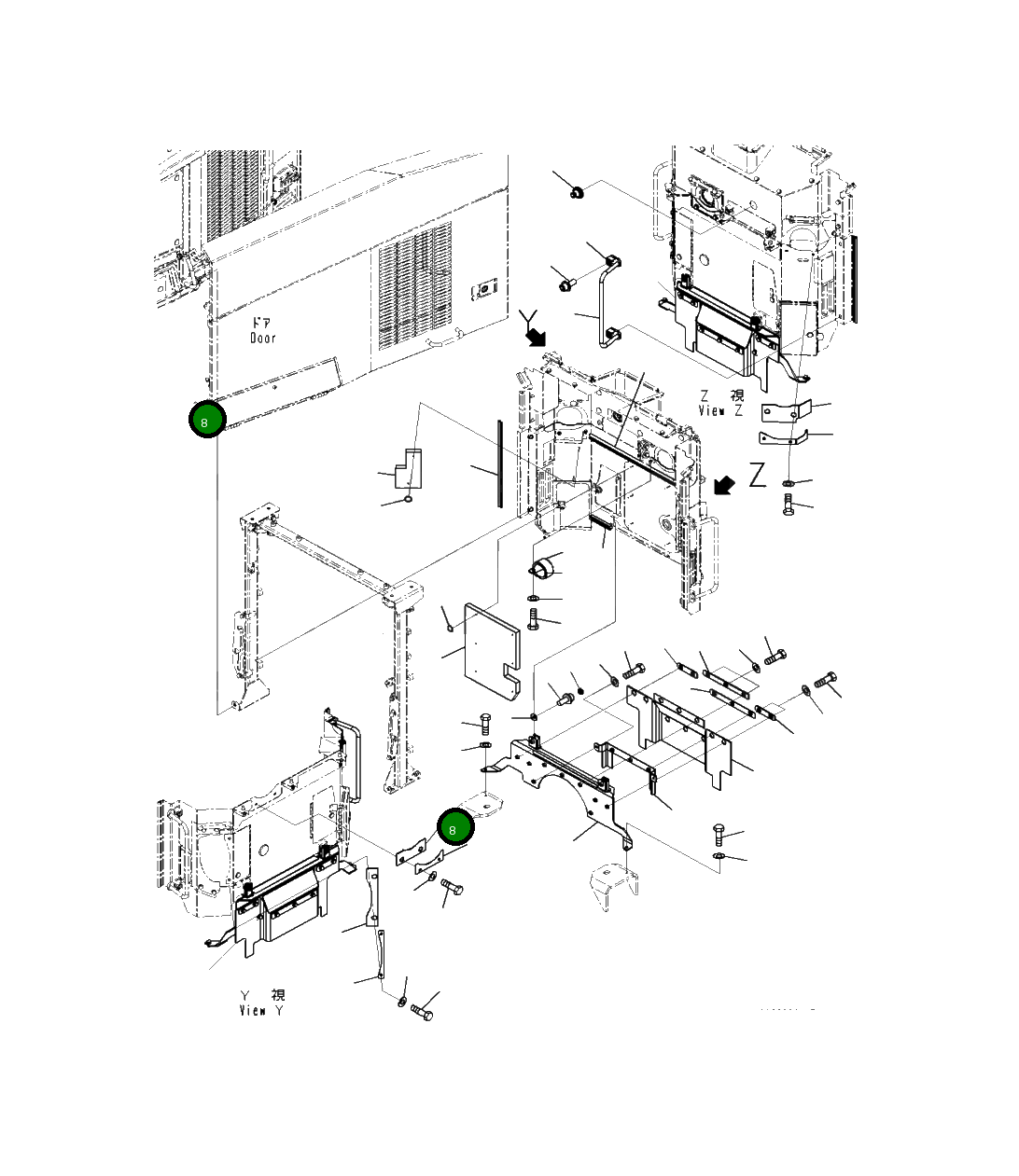 Лист 421-54-53330 Komatsu