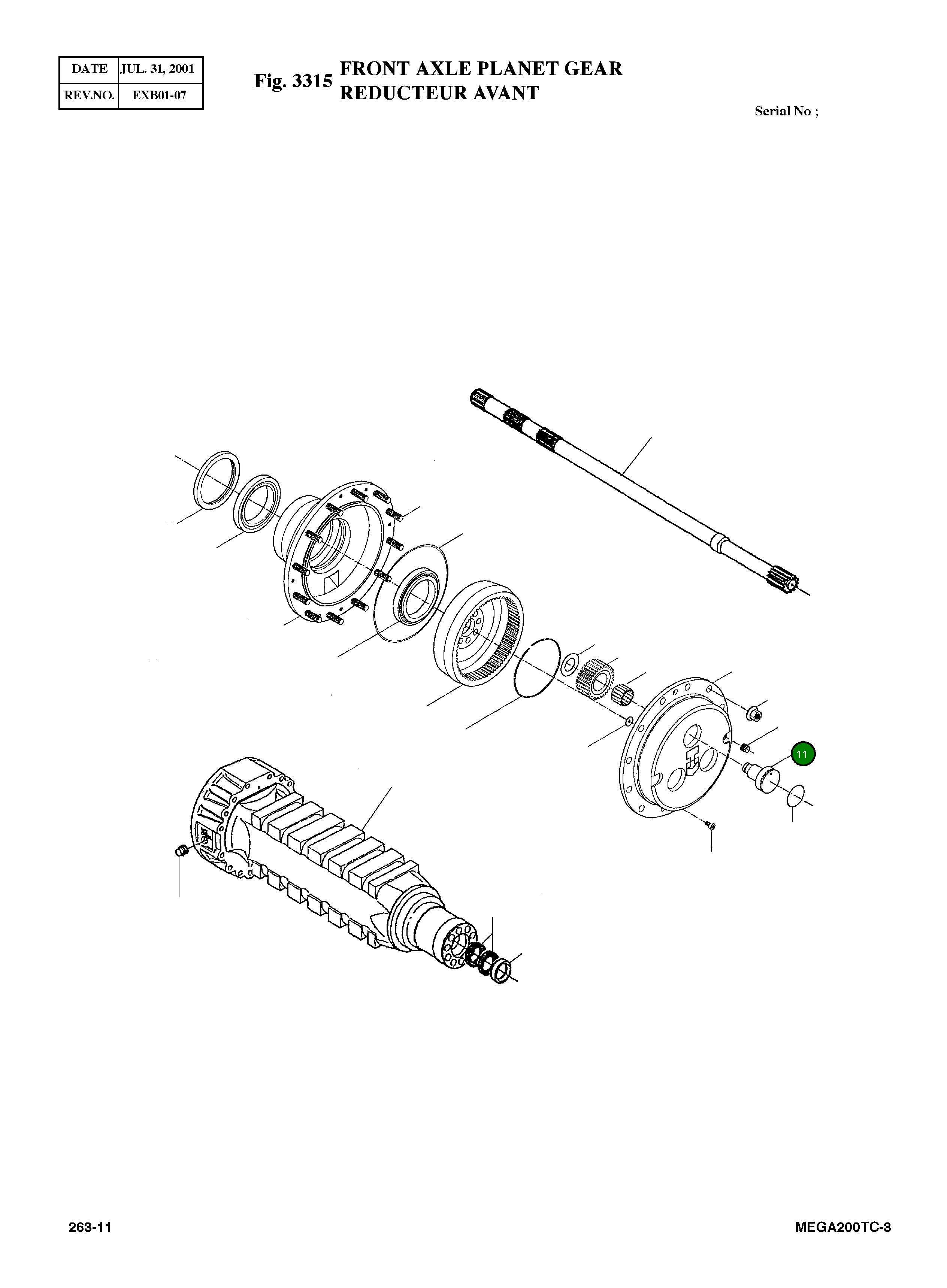 Палец 176.06.064.01 Komatsu
