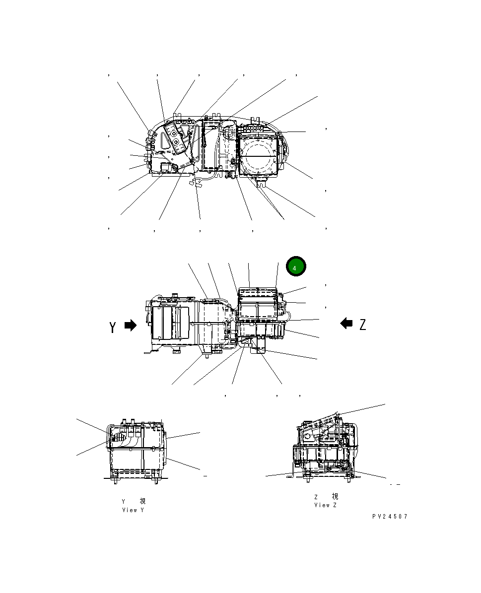 Корпус DK534134-9000 Komatsu
