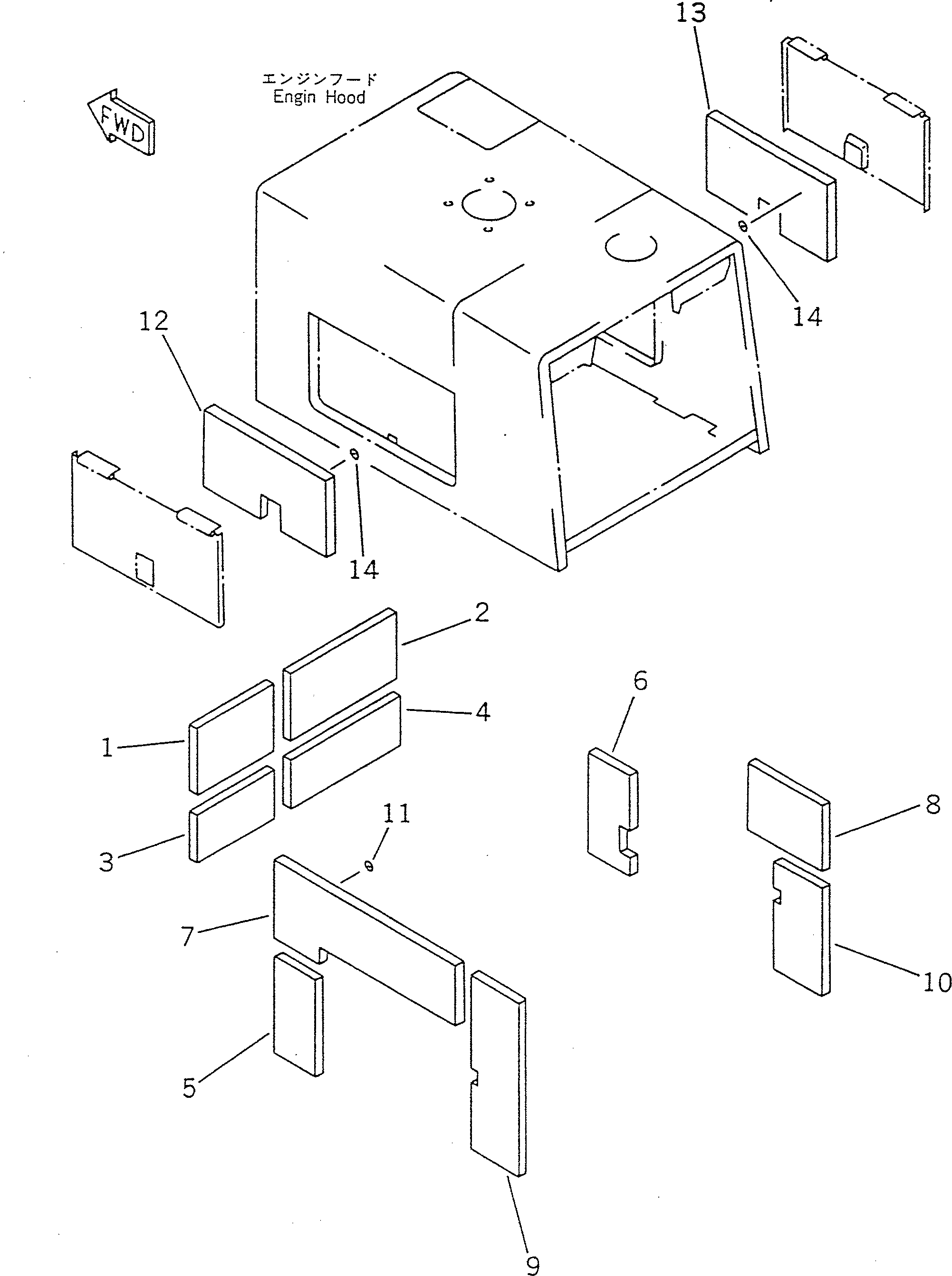 Лист 417-54-17160 Komatsu