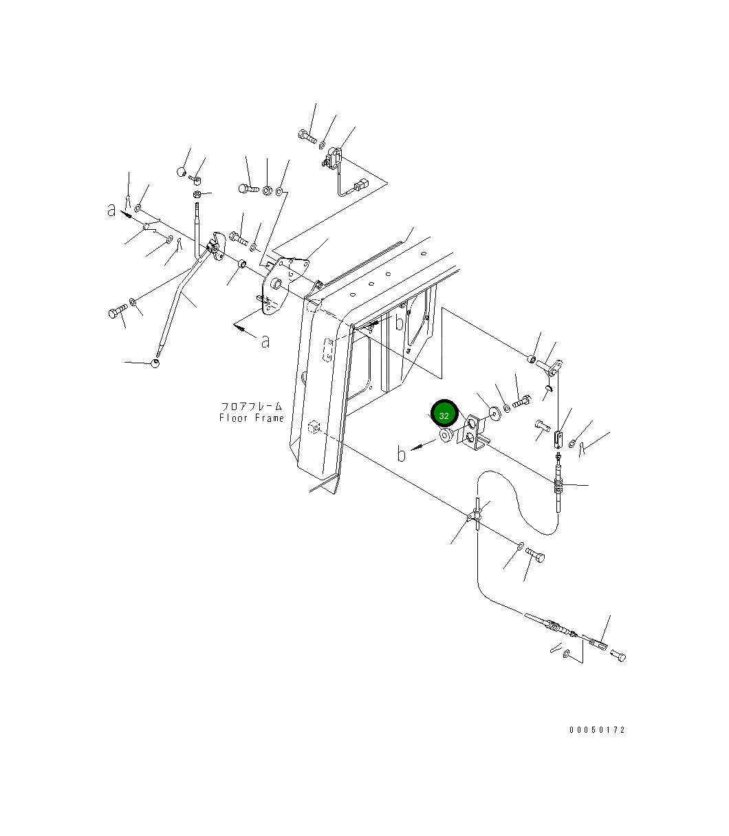 Кронштейн 17M-43-42150 Komatsu
