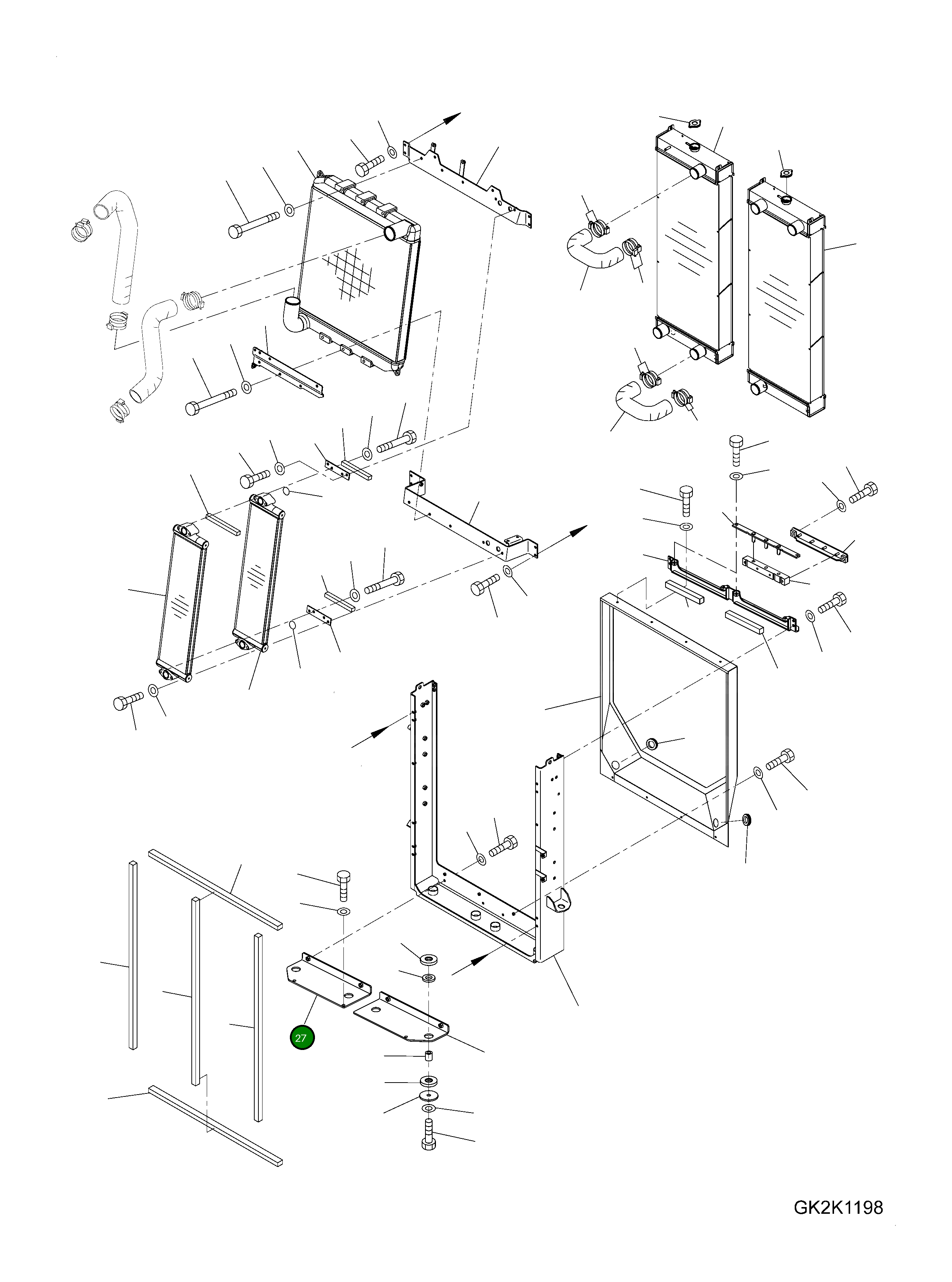 Кронштейн 421-03-41470 Komatsu