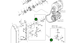 Кронштейн 6245-81-6261 Komatsu