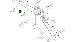 Палец 206-70-K1780 Komatsu