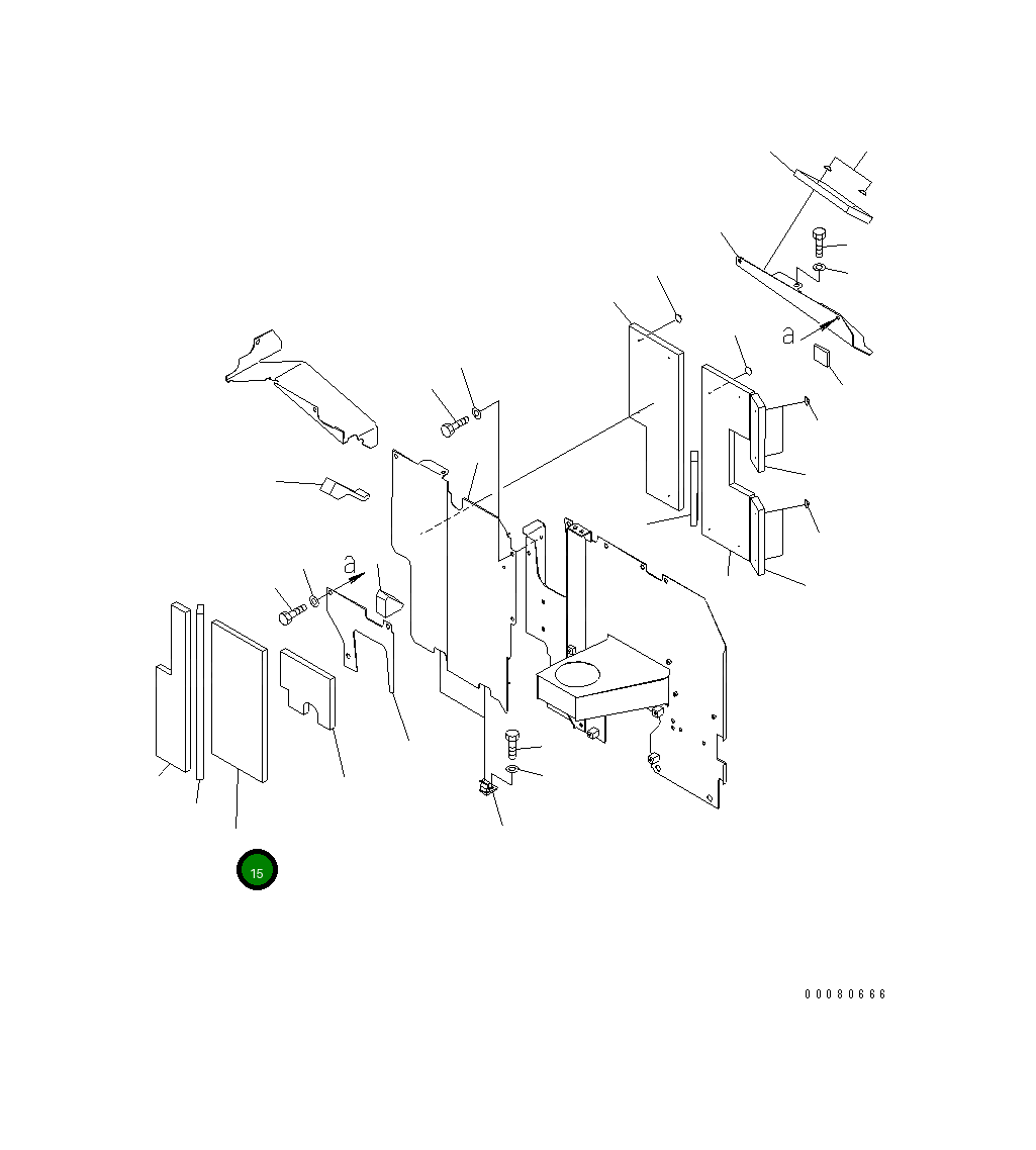 Лист 205-54-31970 Komatsu