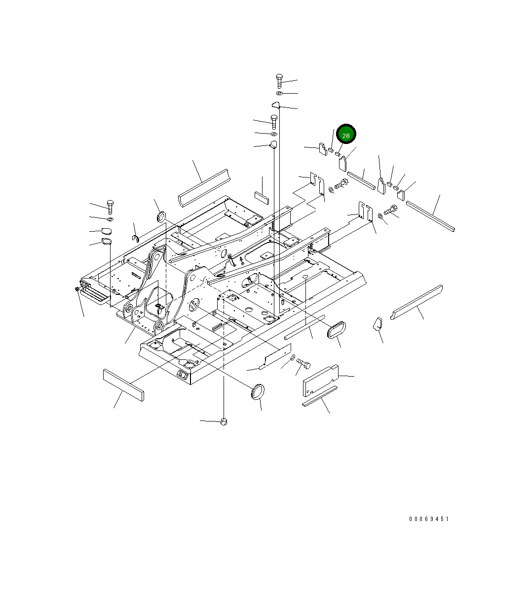 Лист 20Y-54-76110 Komatsu