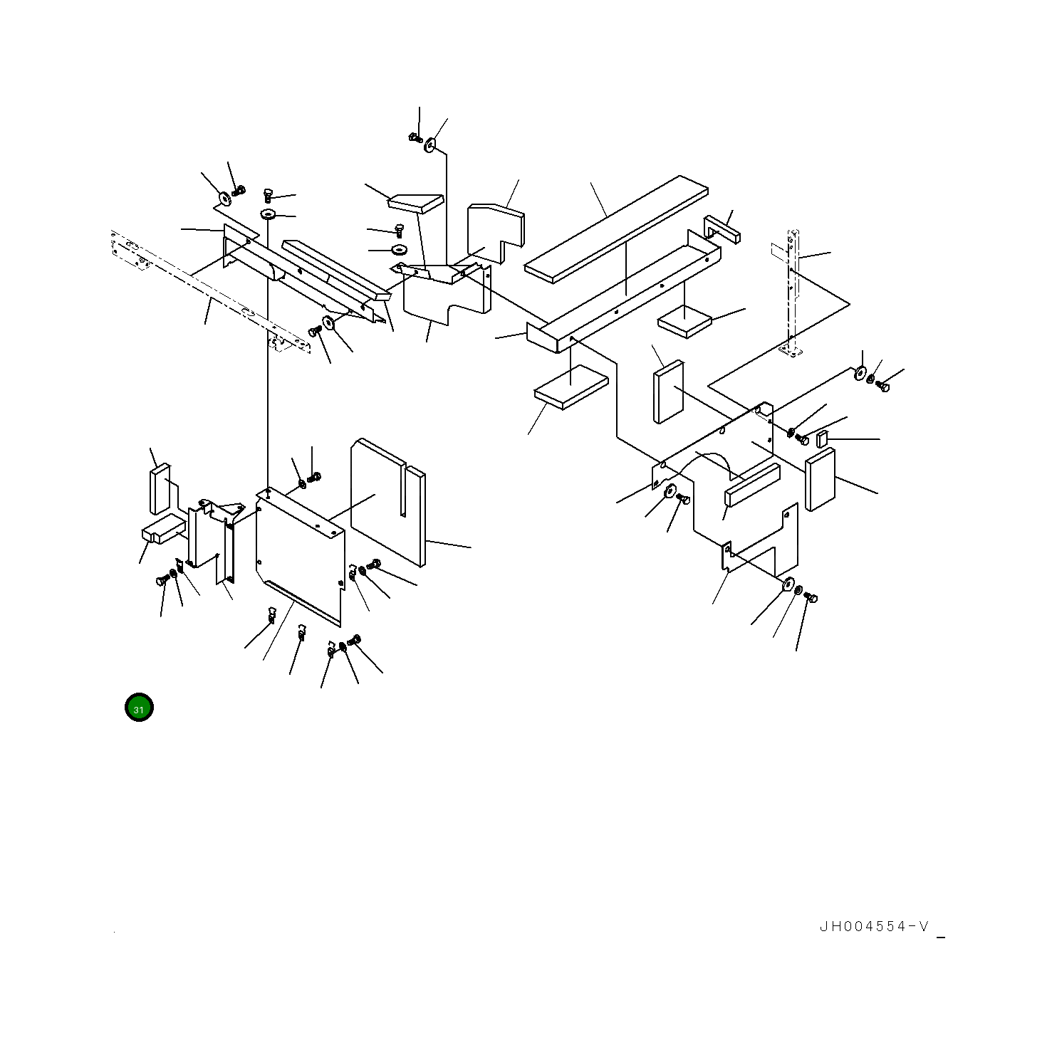 Лист 208-54-73391 Komatsu