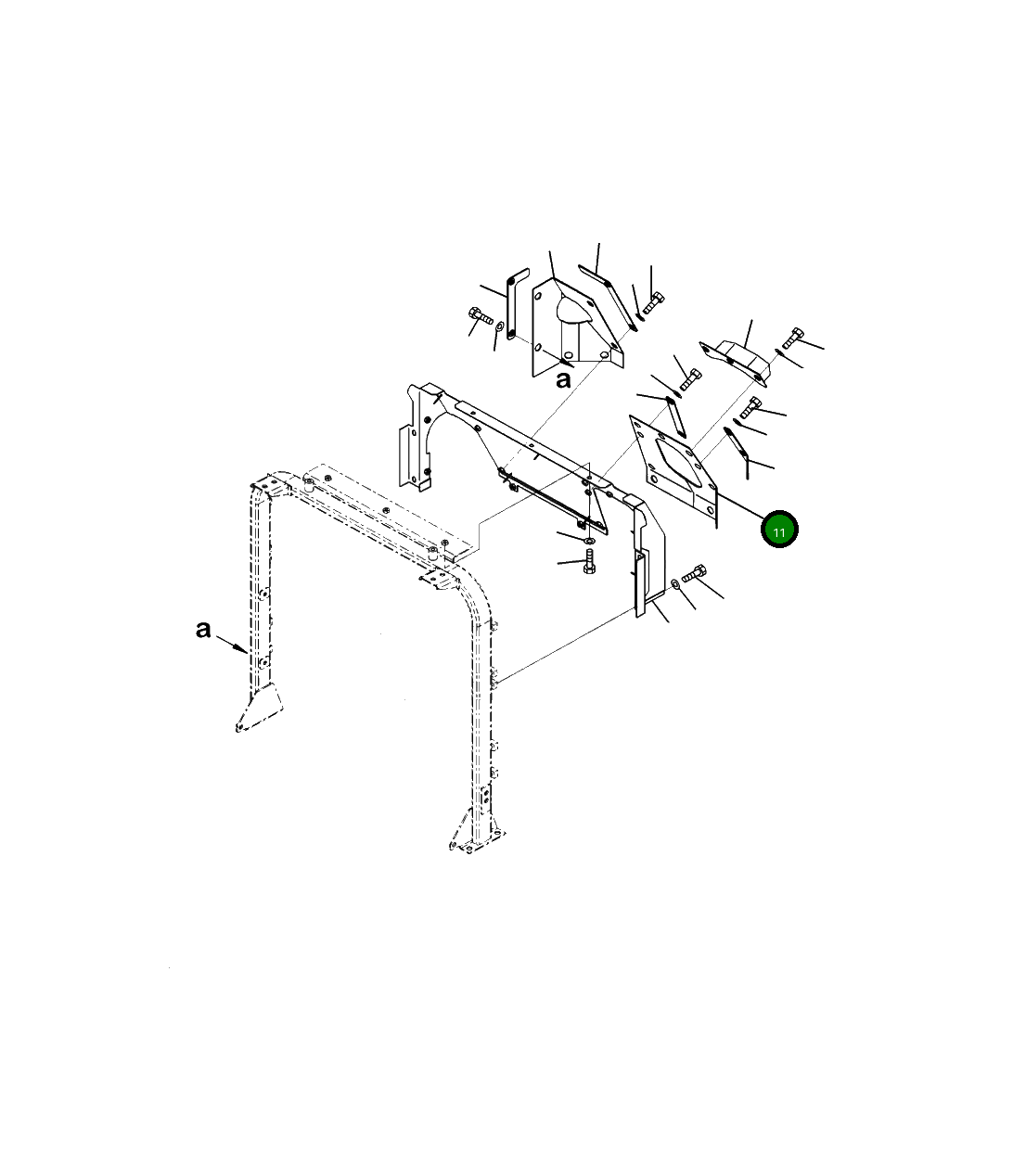 Лист 421-54-43420 Komatsu