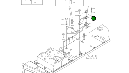 Кронштейн 195-06-48271 Komatsu