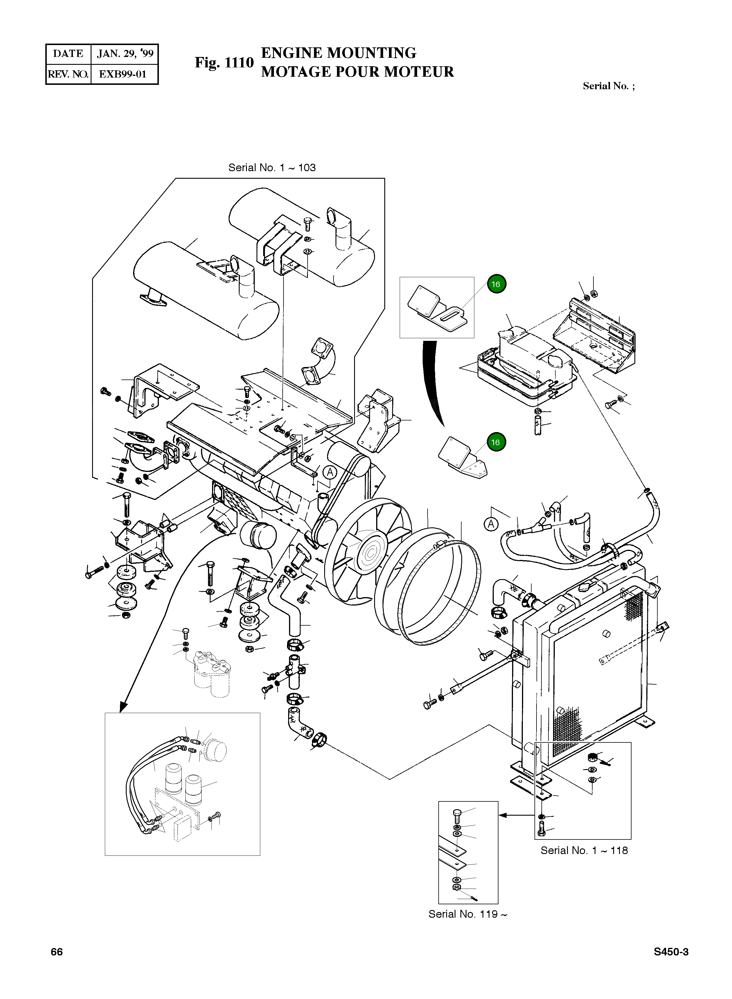Кронштейн 2197-1331B Komatsu